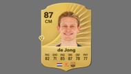Frenkie de Jong is a versatile playmaker (Image via EA Sports)